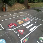 Play Area Marking Specialists in Manor Hill Corner 6